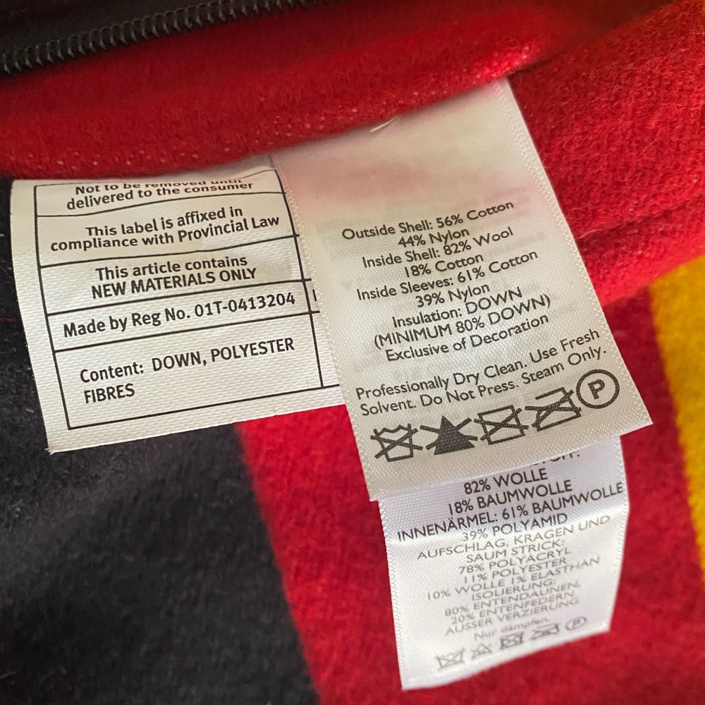 Eddie Bauer x Pendleton Reversible Skyliner 1936 Wool Blend Down Fill Jacket L - Picture 6 of 12